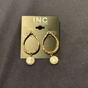 INC International Concepts Gold Hoop Earrings